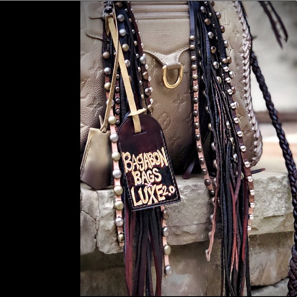 Auth Louis Vuitton Lumineuse Empriente Custom Ombre Braided Fringe Tote - Picture 2 of 13